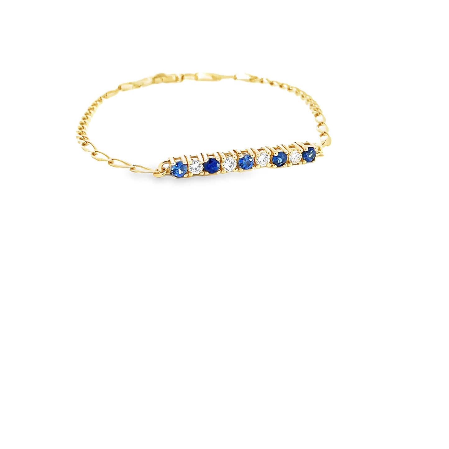 Sapphire Bracelet 14K Gold