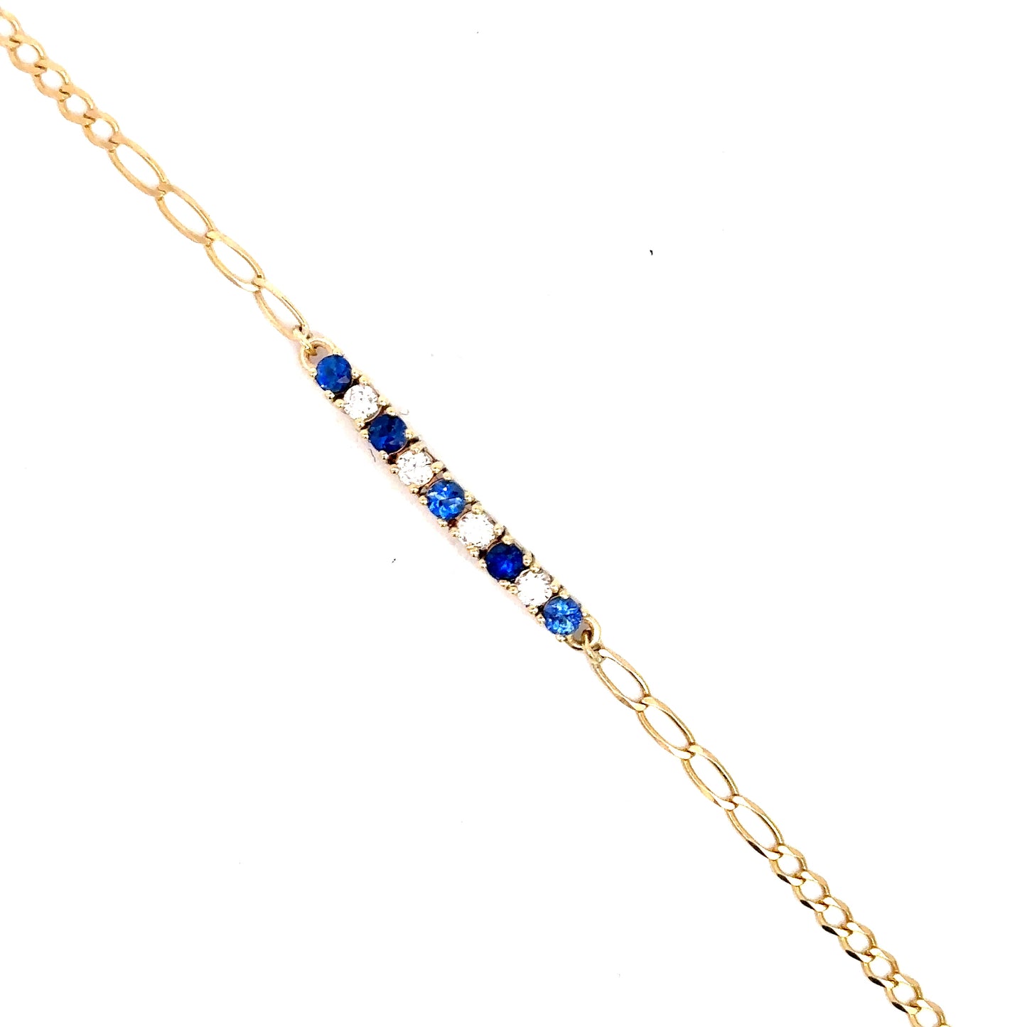 Sapphire Bracelet 14K Gold