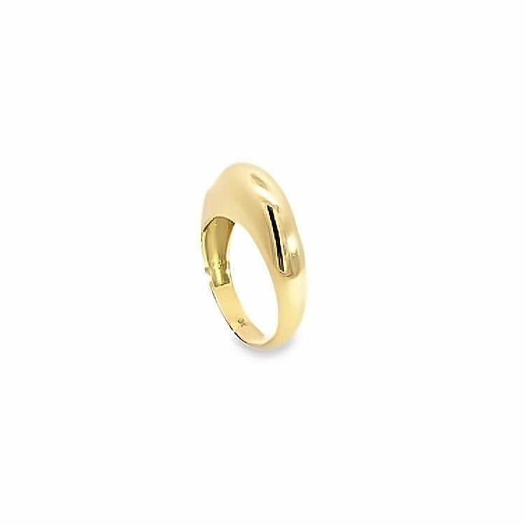 Dome Ring , 18K Yellow Gold