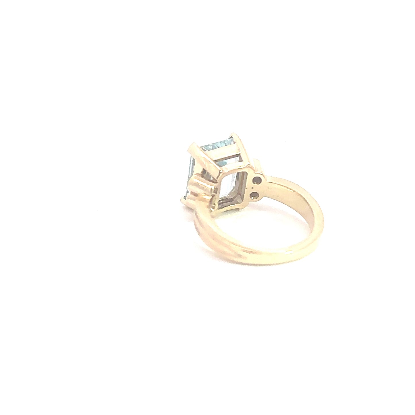 Aquamarine 5.0 Ct Ring 14K