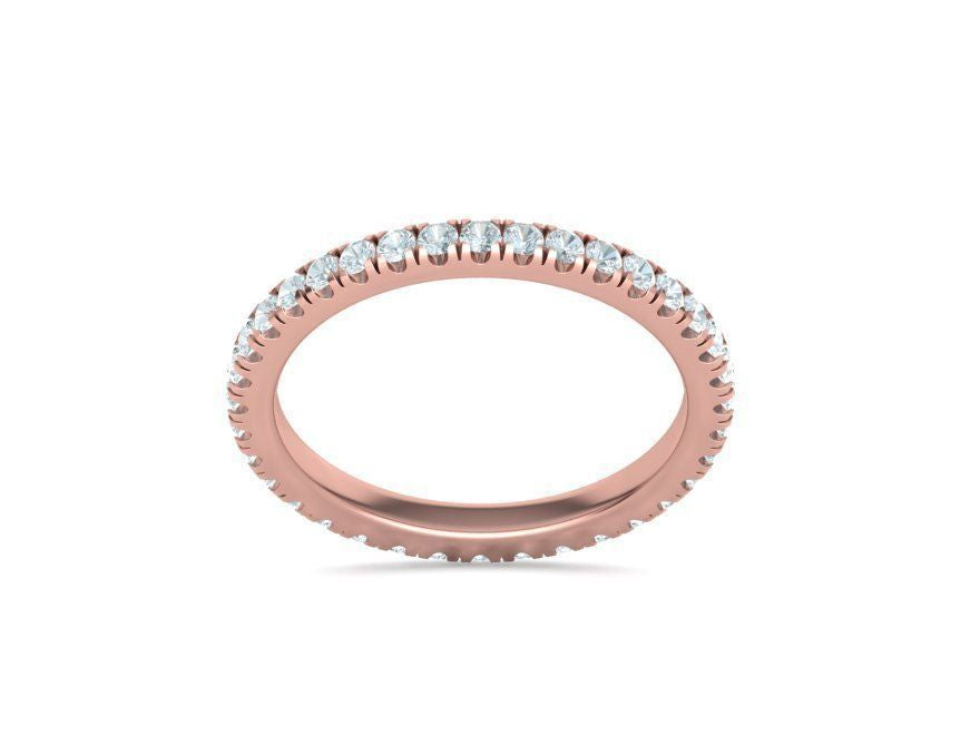 Wedding Band Eternity French Pave