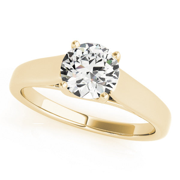 Engagement Solitaire Ring 1.2 Ct , 14KY Gold , IGI Certificate.