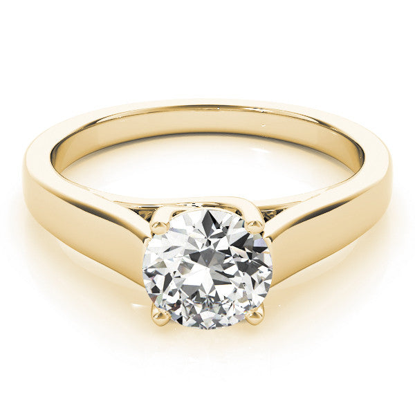 Engagement Solitaire Ring 1.2 Ct , 14KY Gold , IGI Certificate.