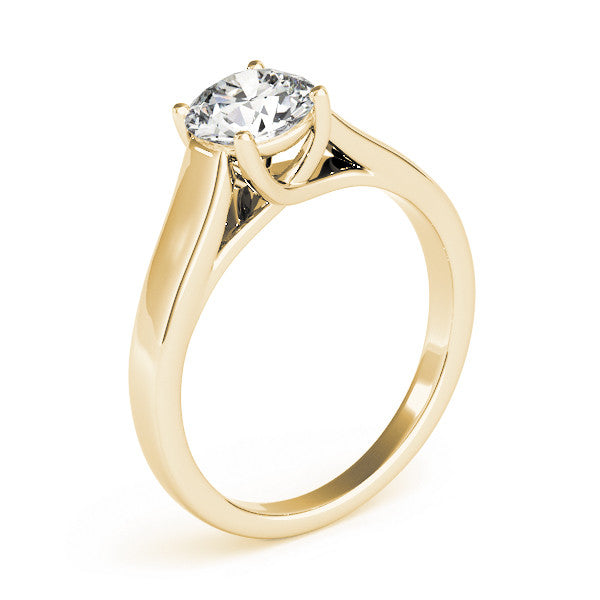 Engagement Solitaire Ring 1.2 Ct , 14KY Gold , IGI Certificate.