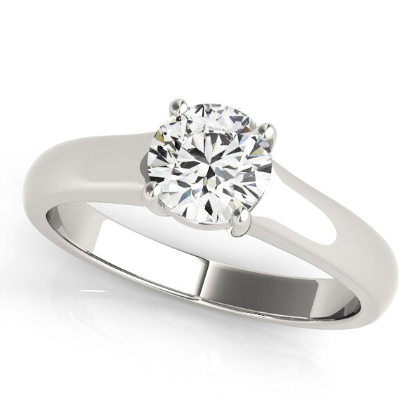 Engagement Solitaire Ring ,1.0 Ct ,14KW Gold ,  IGI Certificate