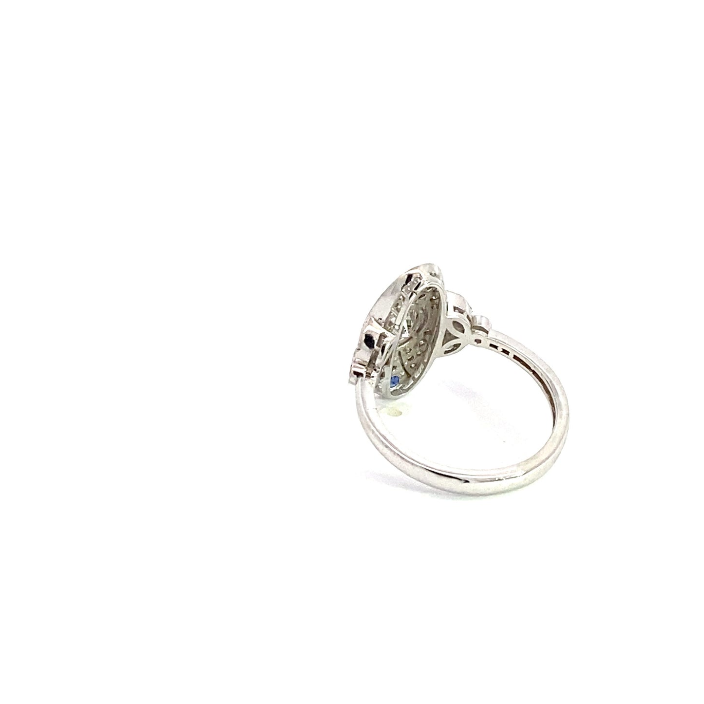 Vintage Ring 18K White Gold