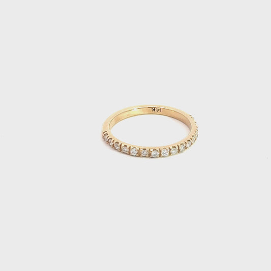Wedding Band 14K Yellow Gold
