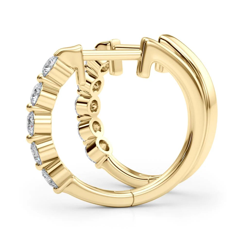 Hoops Earrings Lab Grown  1.0 Ct. TW