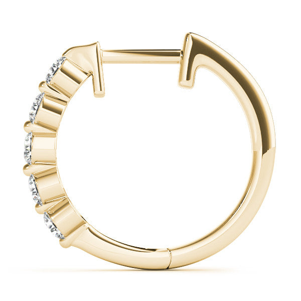 Hoops Earrings Lab Grown  1.0 Ct. TW