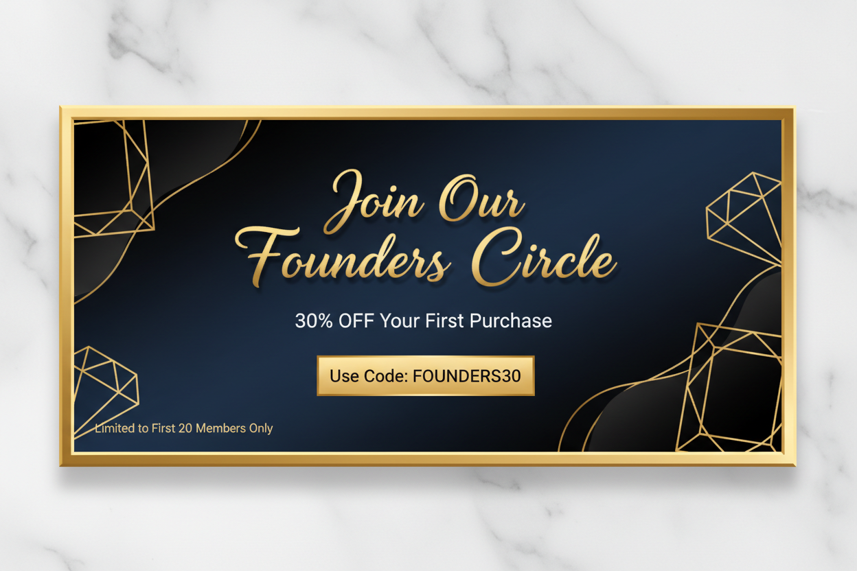 Banner Founders Circle - 30% OFF