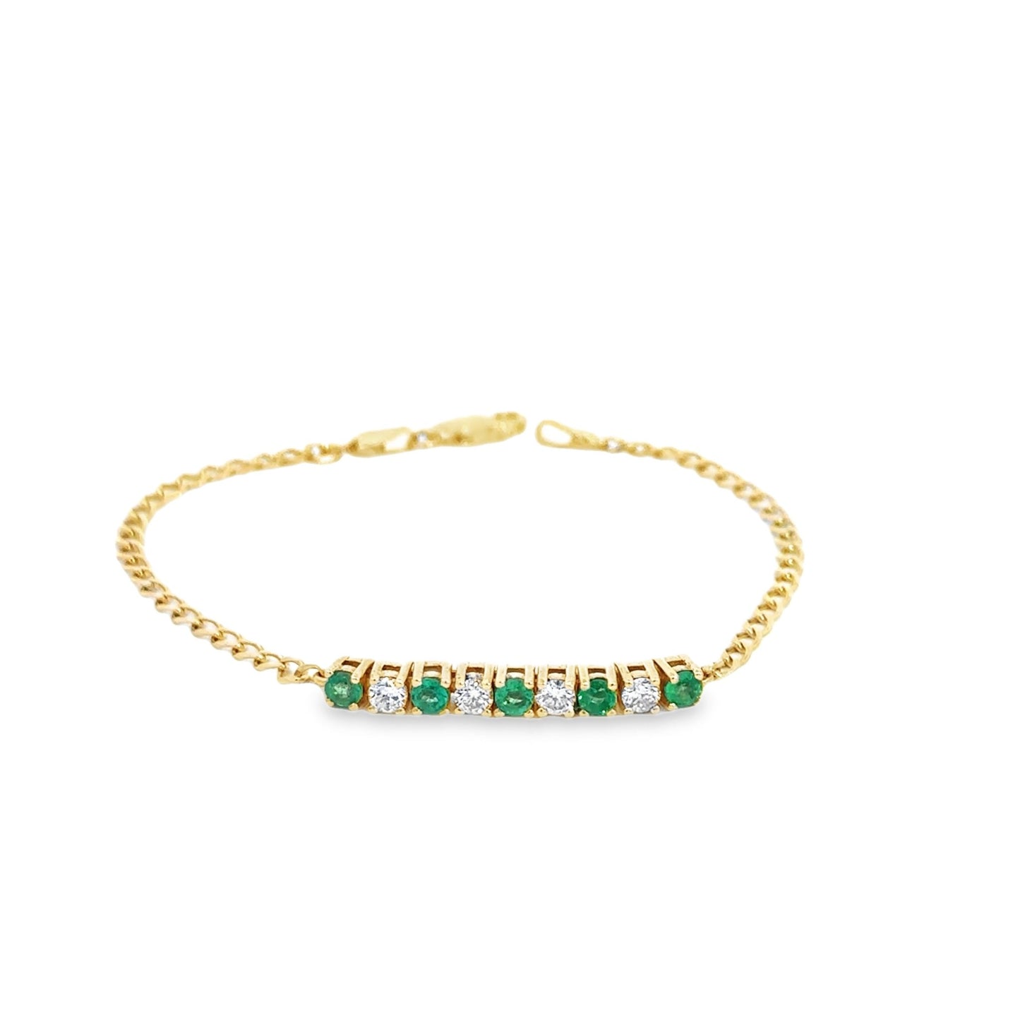 Emerald Bracelet 14K Gold - Gold Star Jewelry