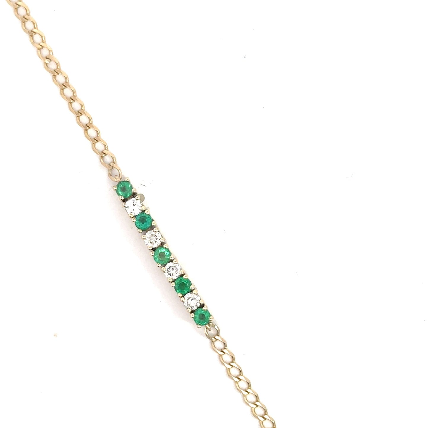 Emerald Bracelet 14K Gold - Gold Star Jewelry