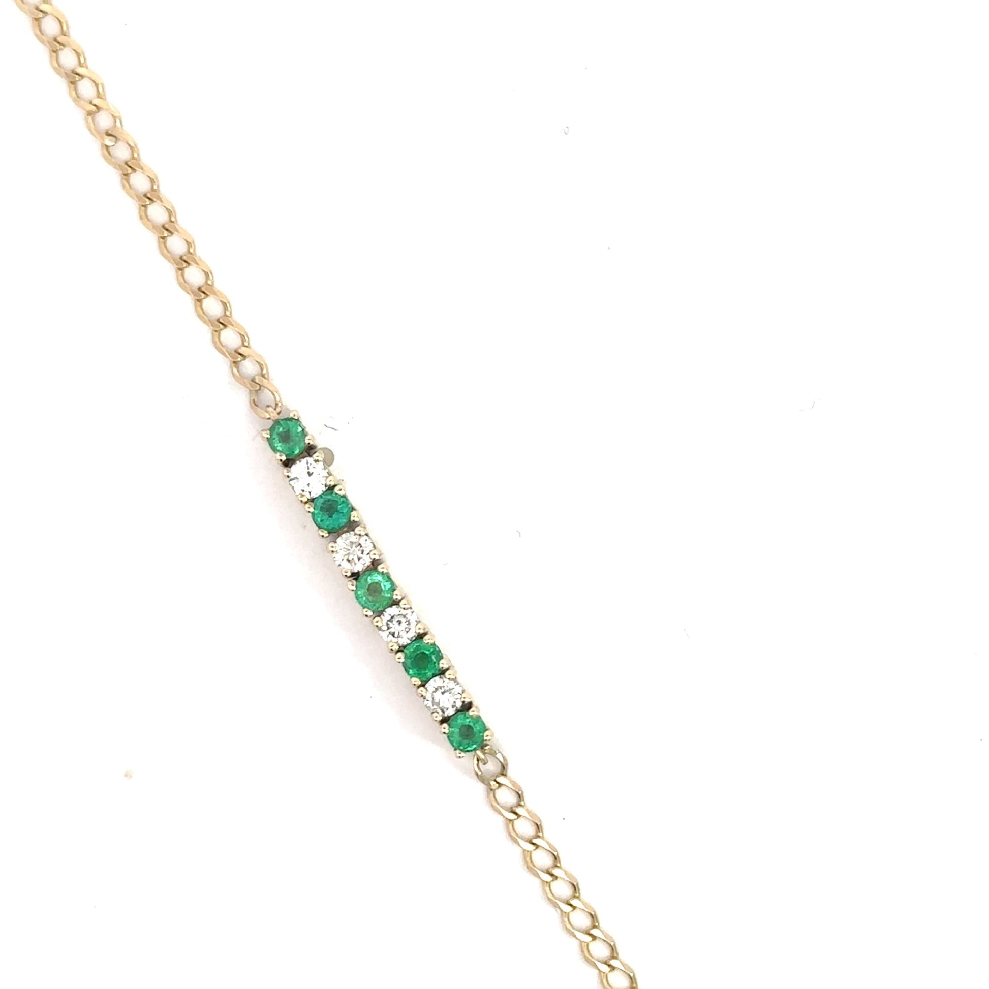 Emerald Bracelet 14K Gold - Gold Star Jewelry