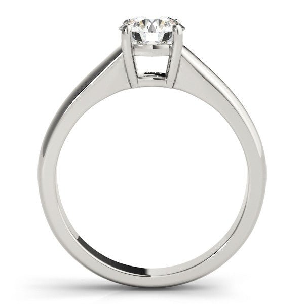 Engagement Solitaire Ring ,1.0 Ct ,14KW Gold , IGI Certificate - Gold Star Jewelry