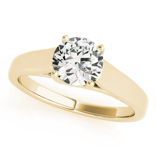 Engagement Solitaire Ring 1.2 Ct , 14KY Gold , IGI Certificate. - Gold Star Jewelry