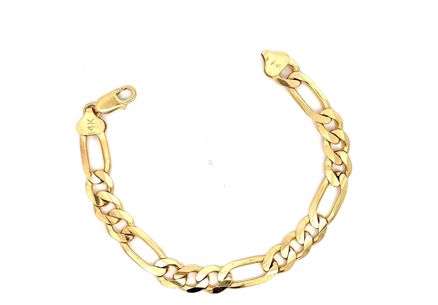 Fígaro Bracelet 14KY - Gold Star Jewelry