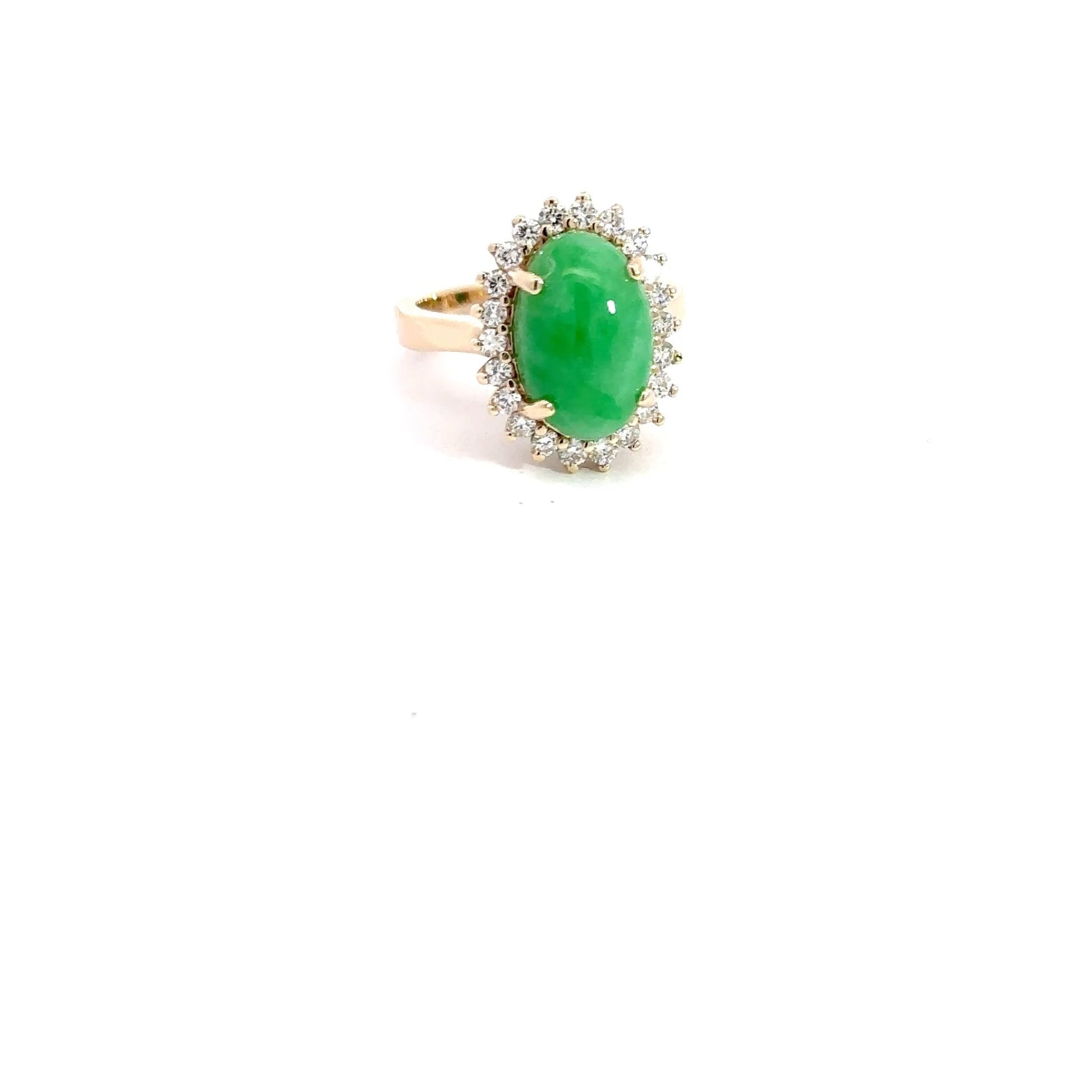 Jade 3.0 Ct Ring - Gold Star Jewelry