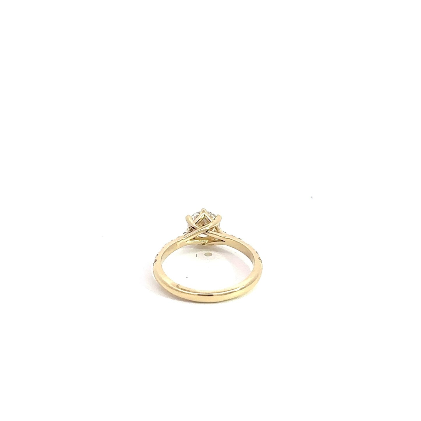 Lab Grown Diamond , 1.0 Carat Center Stone - Gold Star Jewelry