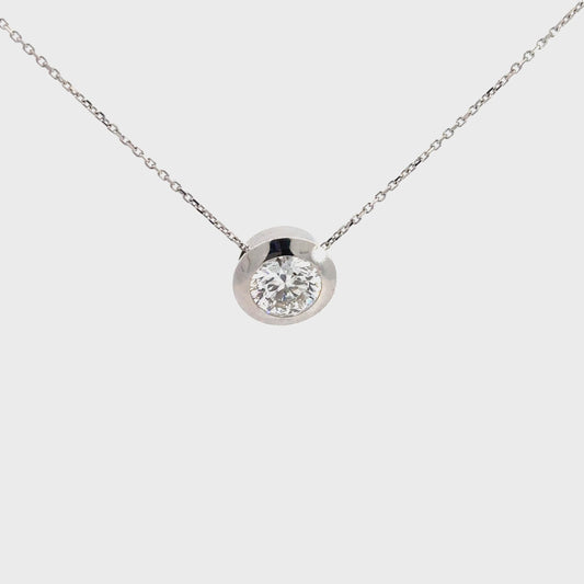 Pendant 2.0 Ct  Lab Grown  Día.