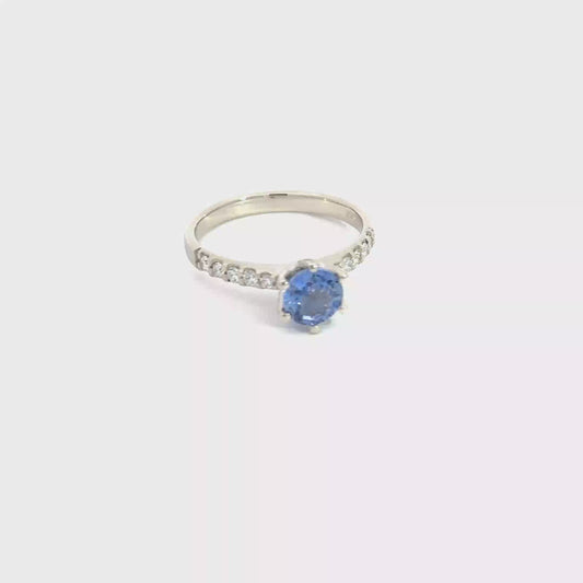 Engagement Sapphire Ring