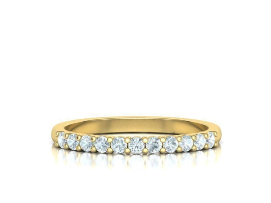 Wedding Band 14KY Gold - Gold Star Jewelry