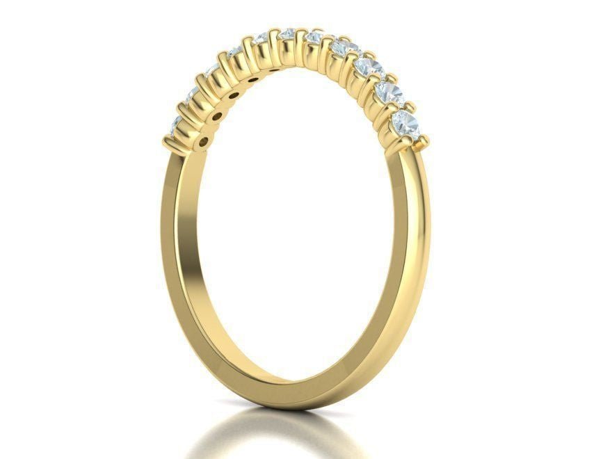 Wedding Band 14KY Gold - Gold Star Jewelry